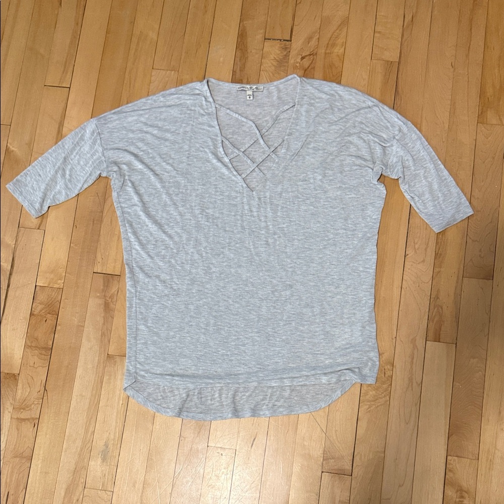 Express Crisscross Neck Top